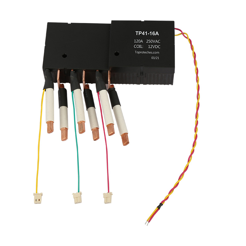 Relé de enganche polarizado IEC 62055-31 de 3 polos 120A 250VAC para medidores de pago TP41-16A